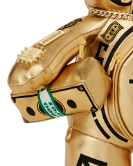 A.I.8 AFRICAN INTELLIGENCE PATH TO THE FUTURE II MEDIUM MONEYBEAR TEDDYBEAR BACKPACK