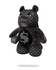 'WHAT THE BEEP' SHARK MONEYBEAR TEDDYBEAR BACKPACK