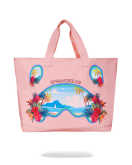 BORA BORA SHARK ISLAND VILLA BEACH TOTE