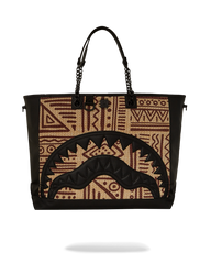A.I. PALM MIRAGE SHARK LUXE BEACH TOTE