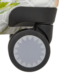 A.I. AFRICAN INTELLIGENCE ELEGANT ENERGY SHARKITECTURE FULL SIZE LUGGAGE - SANDFLOWER COLLAB