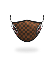ADULT SHARKS IN PARIS (SIDE SHARK) FORM-FITTING FACE MASK