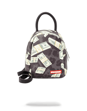 MONEY ON BLACK LEOPARD PRINT MINI