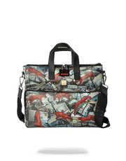 RED LEOPARD MONEY TRAVEL CASE