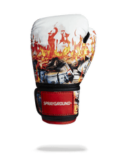 WHITE FIRE MONEY BOXING GLOVES