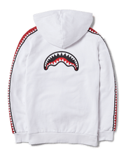 SHARKTRACK SPUCCI ZIPUP HOODIE (WHITE)