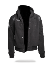 VARSITY ARMY PATCHES JACKET