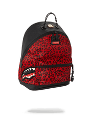 6-STRAP RED LEOPARD EMPRESS (PONY HAIR)