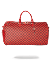 SHARKS IN PARIS DUFFLE (RED CHECKERED EDITION)
