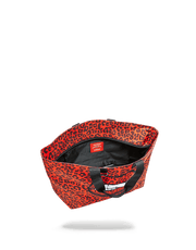 RED LEOPARD LIPS TOTE