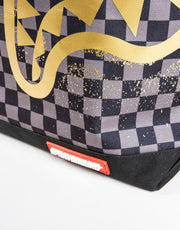 SHARKS IN PARIS GOLD STENCIL TOTE