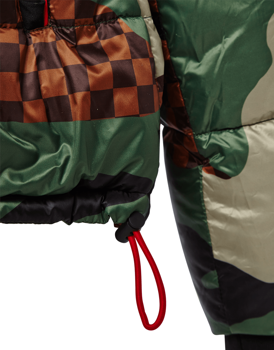CAMO CHECKERED PUFFER