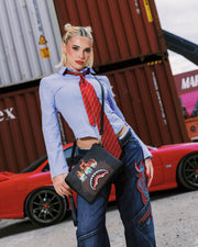 MONEY BAG DOUBLE TAKE CROSSOVER CLUTCH