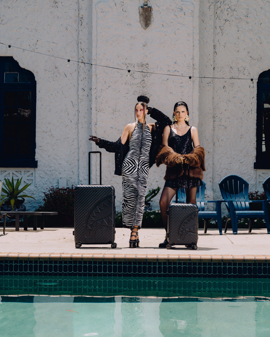 THE GHOST MAISON SHARKITECTURE CARRY-ON LUGGAGE