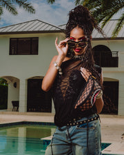 SHARKS IN PARIS GRIN & GRIND CROSSBODY
