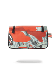 MONEY CAMO (RED) TOILETRY BAG