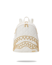 RIVIERA LE BLANC GOLD CHAIN SHARK SAVAGE BACKPACK