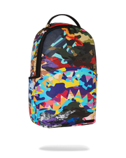 SLICED AND DICED CAMO BACKPACK
