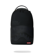 SHARK CENTRAL (BLK ON BLK) BACKPACK (DLXV)