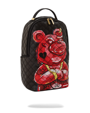 QUILT HAND PAINTED DIABLO BEAR BACKPACK (DLXV)