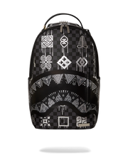 AFRICAN INTELLIGENCE 9 POWER GLYPHICS BACKPACK - SANDFLOWER COLLAB