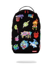TRANCE PARTY PATCHES BACKPACK (23 VELCRO REMOVABLE PATCHES)