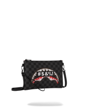 'WHAT THE BEEP' SHARK CROSSOVER CLUTCH
