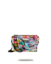CREATE ANOTHER DAY CROSSOVER CLUTCH W/ SHOULDER STRAP