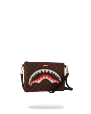 SHARKS IN PARIS BLUR EFFECT CROSSOVER CLUTCH