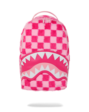 FURZILLA SHARK (PINK CHECK) BACKPACK