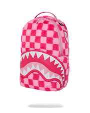 FURZILLA SHARK (PINK CHECK) BACKPACK