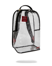 FULLY CLEAR EMBOSSED BOSS BACKPACK