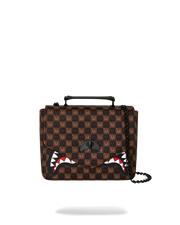 SHARKS IN PARIS GRIN & GRIND HANDBAG