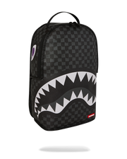 REVERSE MODE - PURPLE VELOUR TO BLACK CHECK BACKPACK