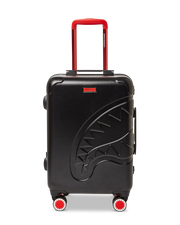 MOLDED SHARKITECTURE BLACK HARDSHELL CARRY-ON LUGGAGE