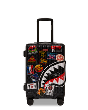 GLOBAL MOGUL UNLIMITED MILES SHARKNAUTICS HARDSHELL CARRY-ON LUGGAGE