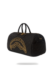 NOIR QUILT GOLD CHAIN SHARK DUFFLE