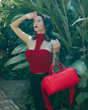 RED RIVIERA MINI DUFFLE