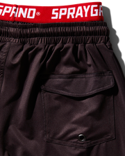 PATCH ALL-IN CORTO SWIM TRUNKS (BLACK)