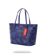 SHARK CHECK (BLUE) TOTE