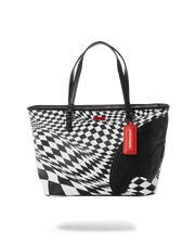 TRIPPY CHECK TOTE