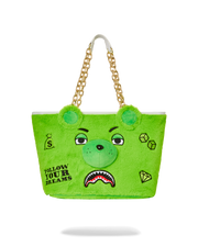 PLUSH MONEYBEAR TOTE (GREEN)