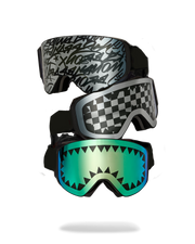 THE STREET MOUNTAIN SKI GOGGLES (INTERCHANGEABLE 3 LENSES)