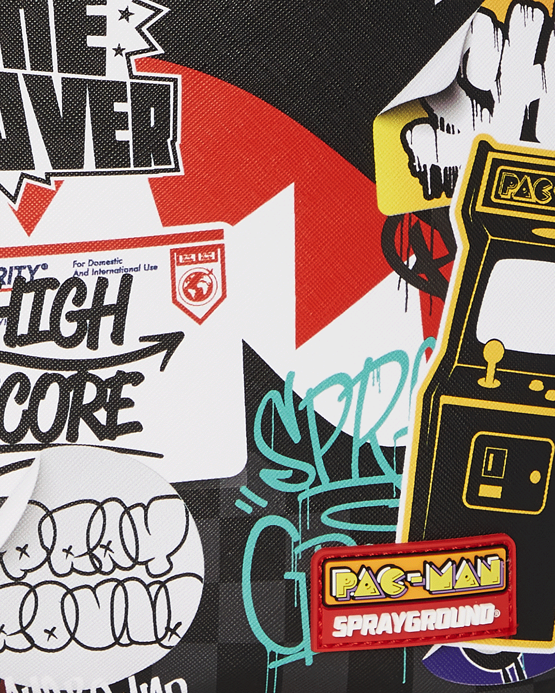 PAC-MAN LEVELED-UP ART BACKPACK
