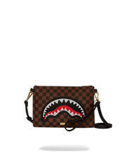 SAWTOOTH SHARKS IN PARIS CROSSOVER CLUTCH