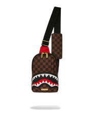 SAWTOOTH SHARKS IN PARIS ONE-STRAP SLING