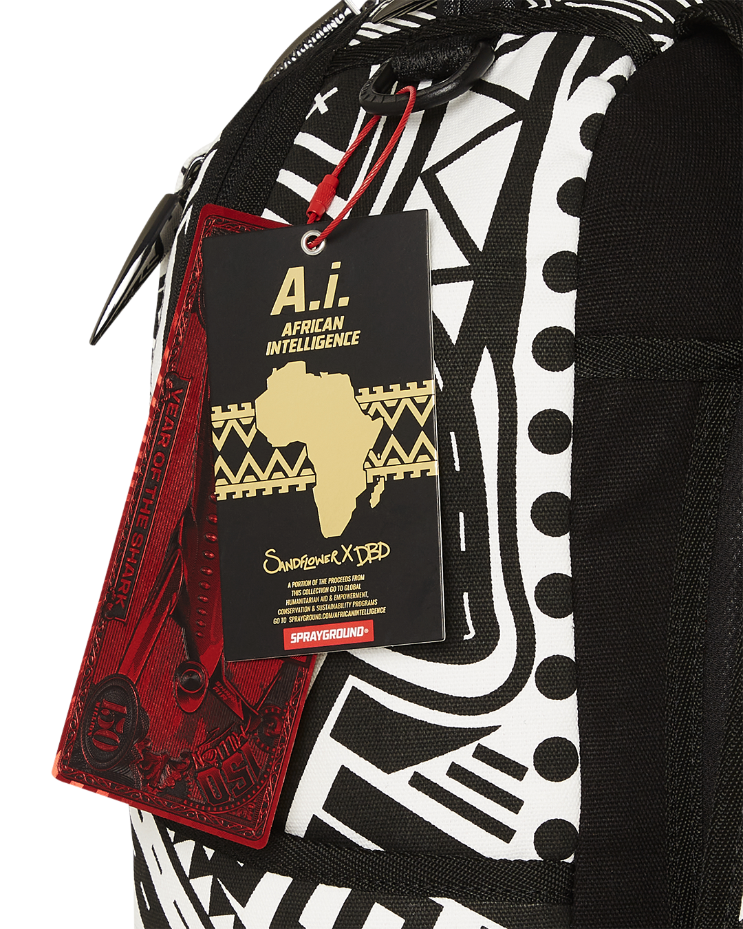 A.I. AFRICAN INTELLIGENCE THE SKYHAWK BACKPACK - SANDFLOWER COLLAB