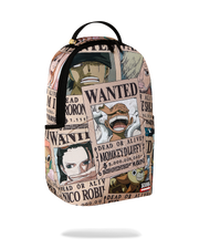 ONE PIECE WANTED SHARK POSTERS BACKPACK