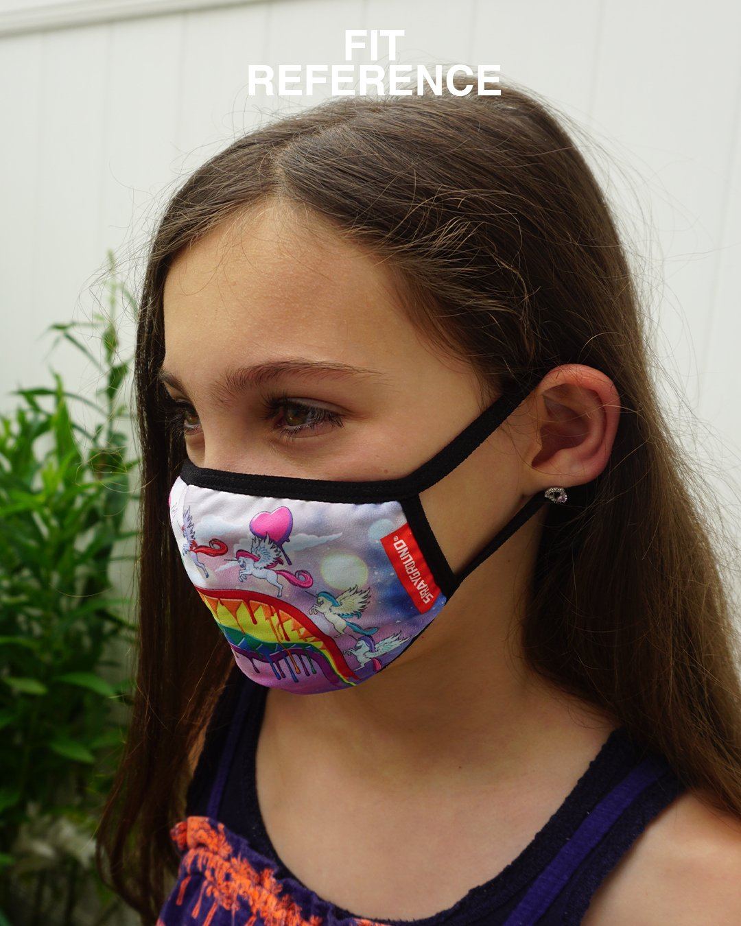 KIDS FORM FITTING MASK: COLOR DRIP